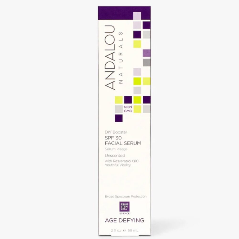 NIB Age Defying Andalou Naturals DIY Booster SPF 30 Facial Serum - Picture 4 of 9